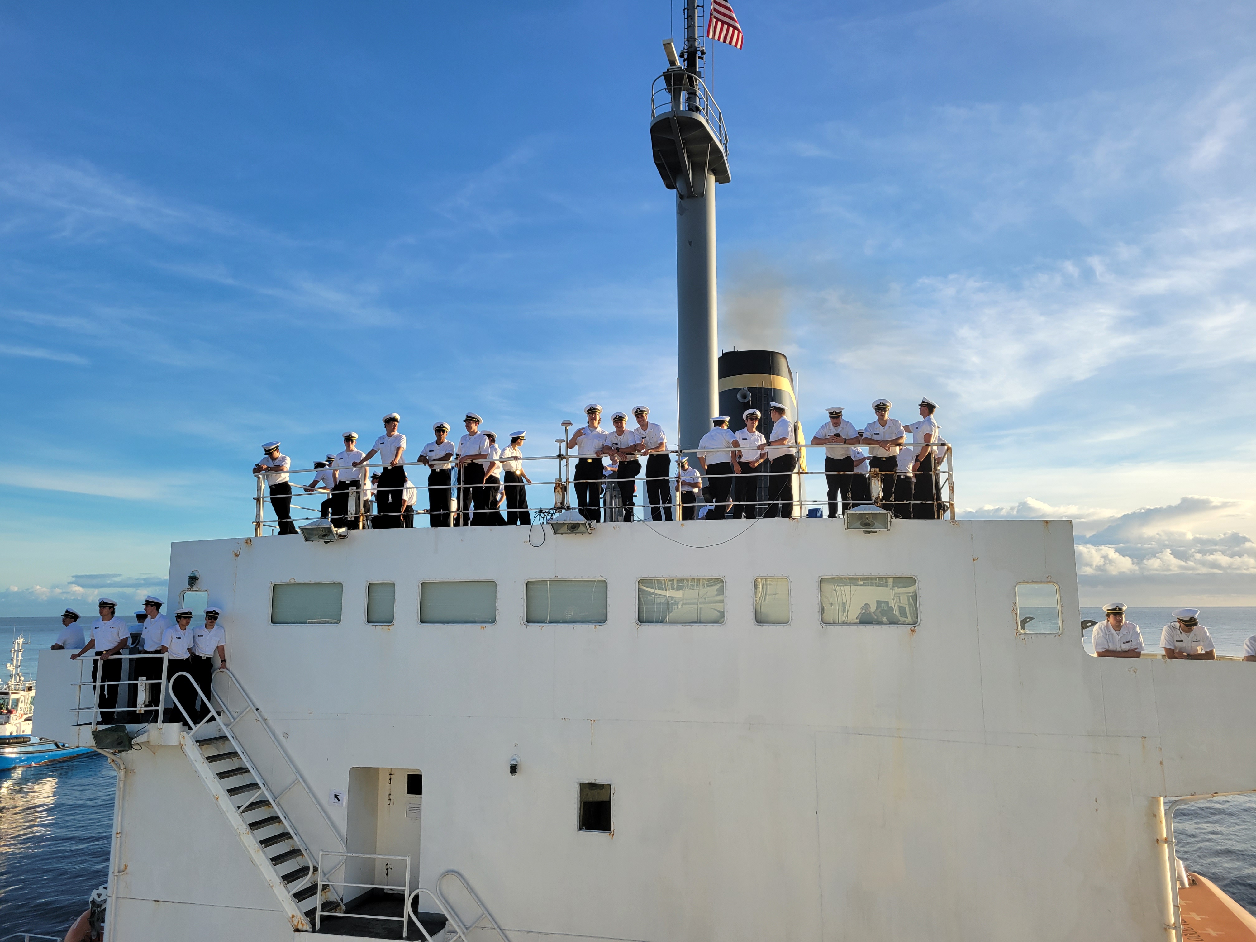 Cadets aboard TSGB