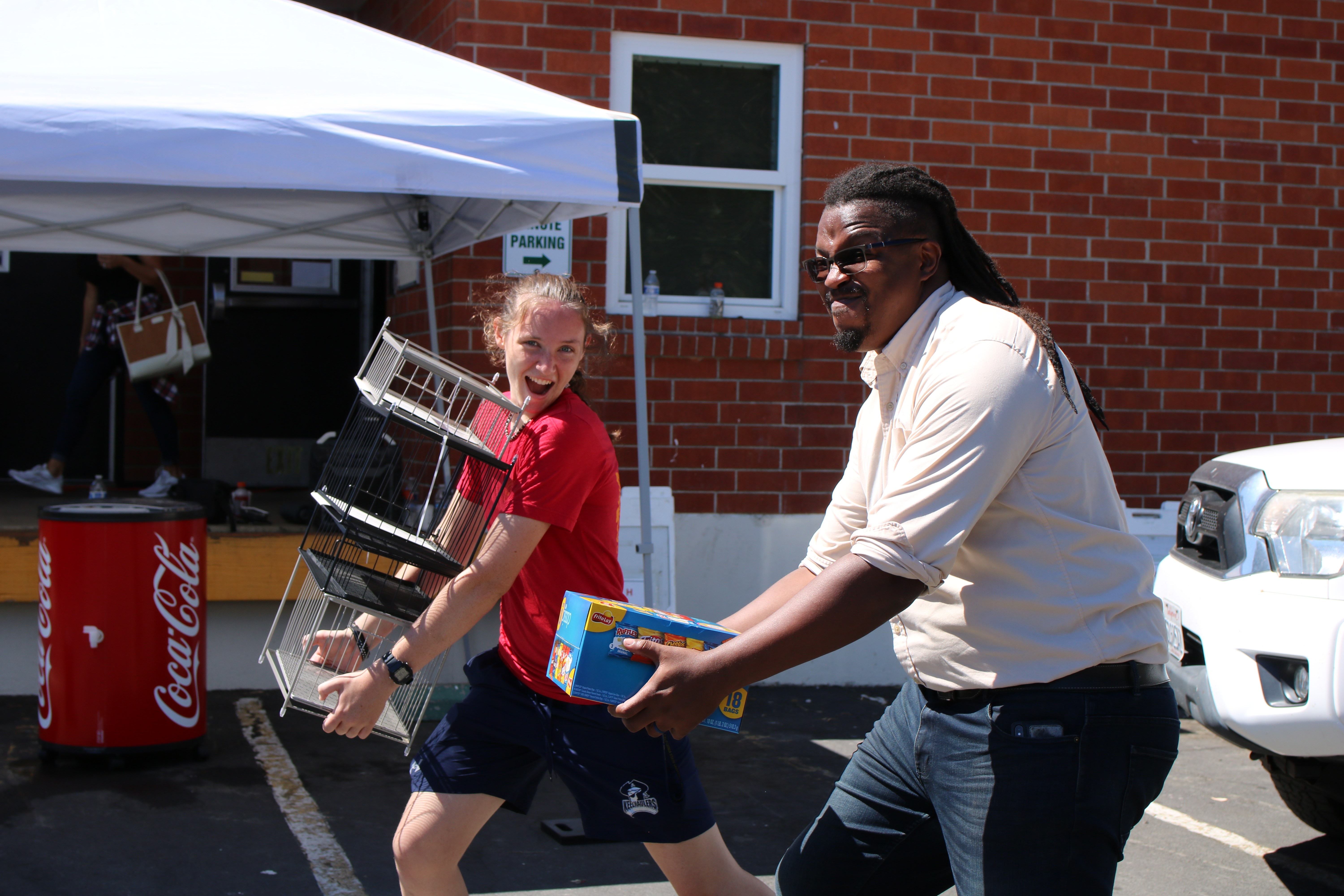 Res Life staff help cadets settle in on Move-in Day