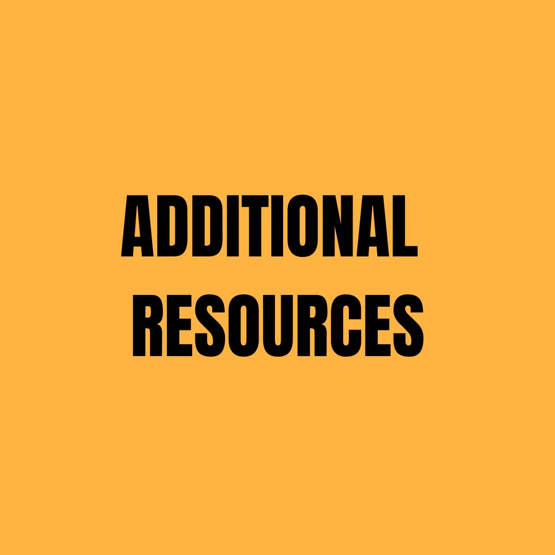 Additional Resources