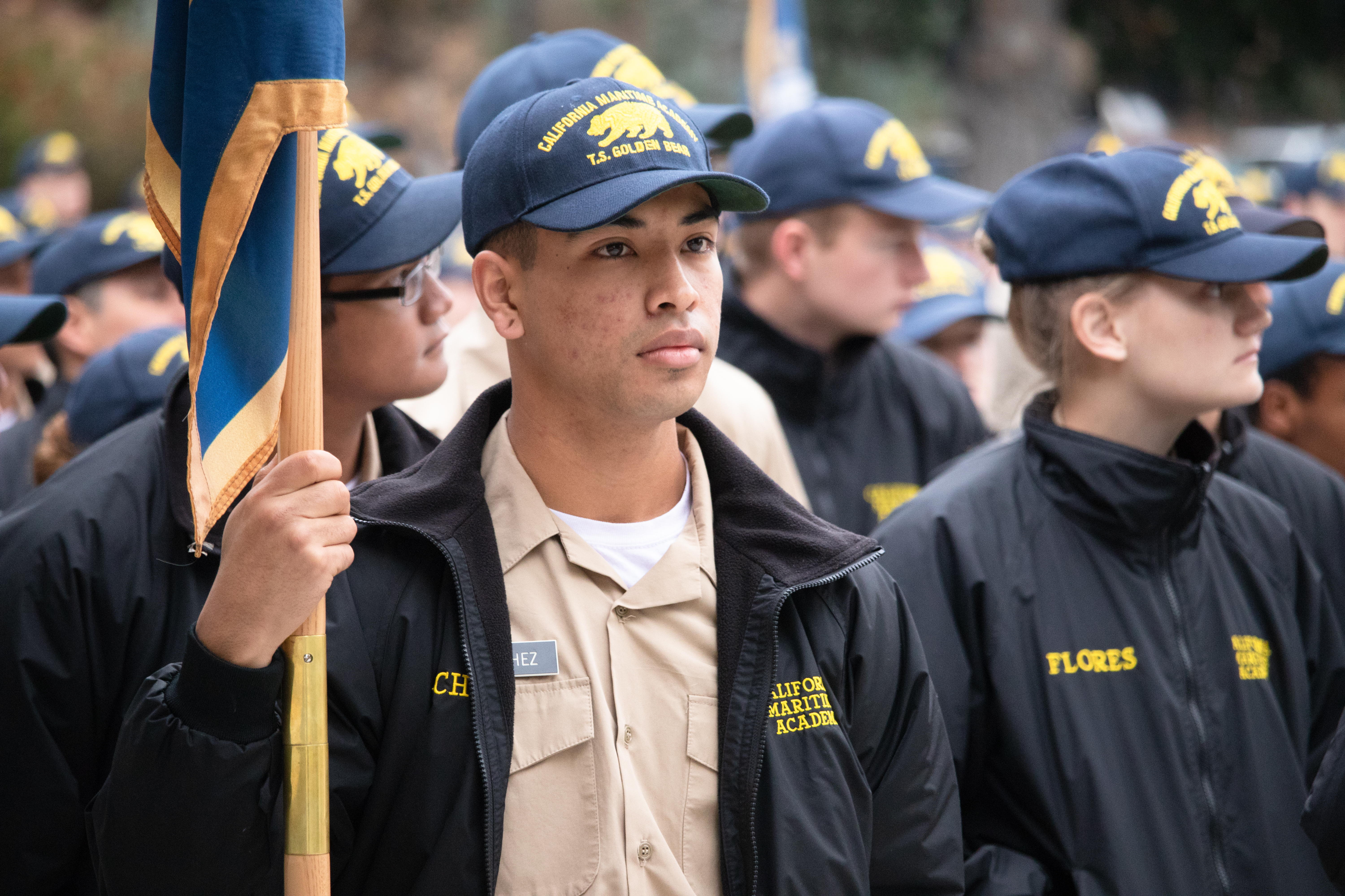 Cadets at formation