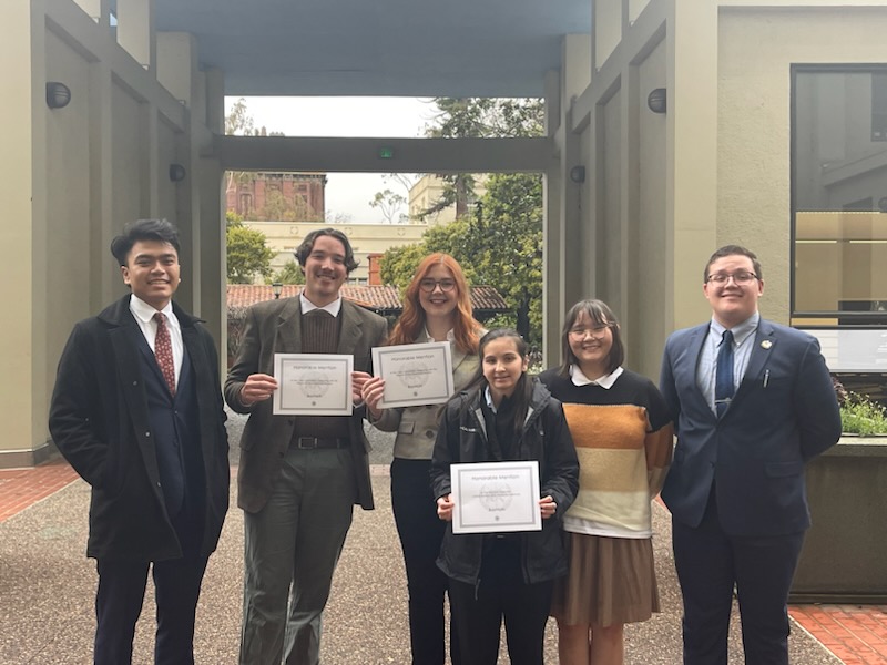 Students at MUN conference