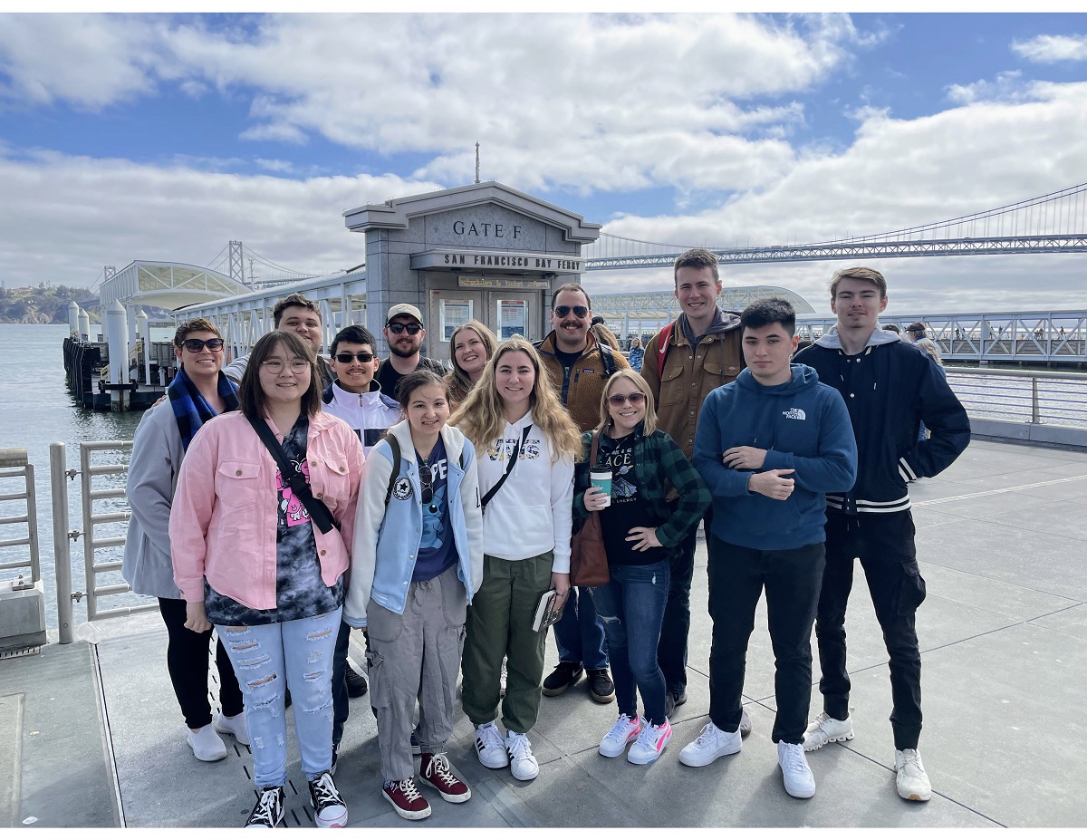 students at port of San Francisco 