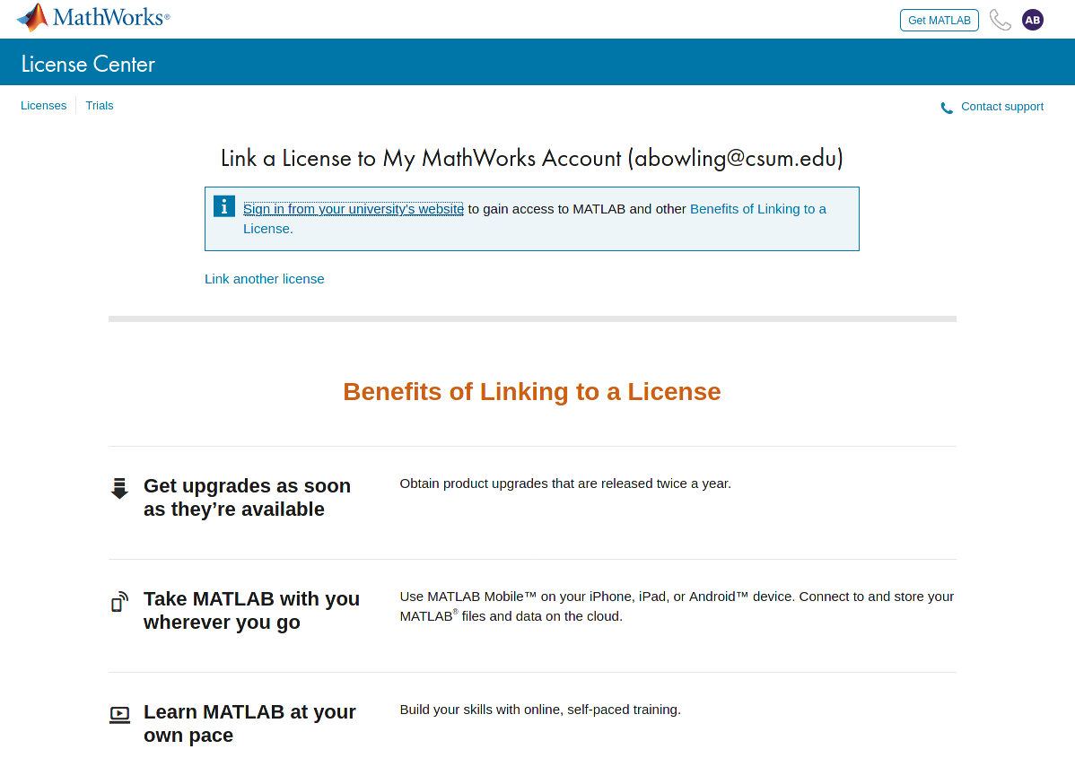  Mathworks University SignIn