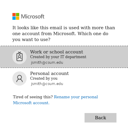  Office365 Account Type