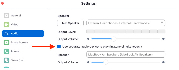 Zoom Phone Settings