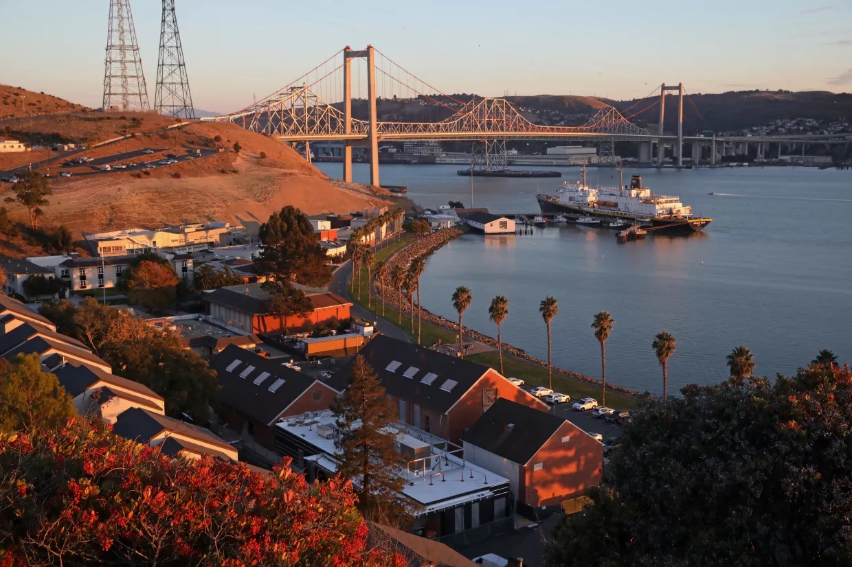 Sunsets at CSU Maritime Academy